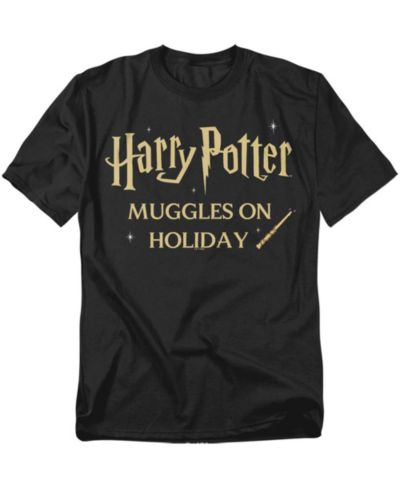 Мужская футболка Harry Potter Muggles On Holiday Wand