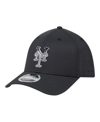 Мужская кепка New Era New York Mets Metallic 39THIRTY M-Crown Flex, черный цвет