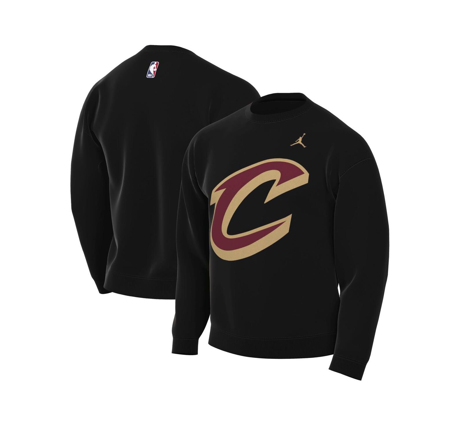 Мужская черная толстовка Jordan Cleveland Cavaliers Statement Edition