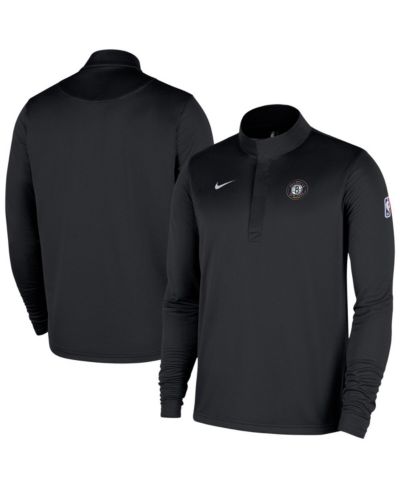 Мужская ветровка Nike Brooklyn Nets 2025/26 City Edition Remix Authentic Coaches Dri-FIT Half-Zip