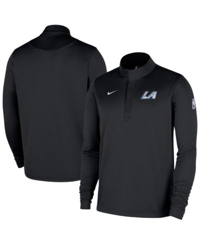 Nike Мужская ветровка Nike LA Clippers 2025/26 City Edition Remix Authentic Coaches Dri-FIT Half-Zip, черная