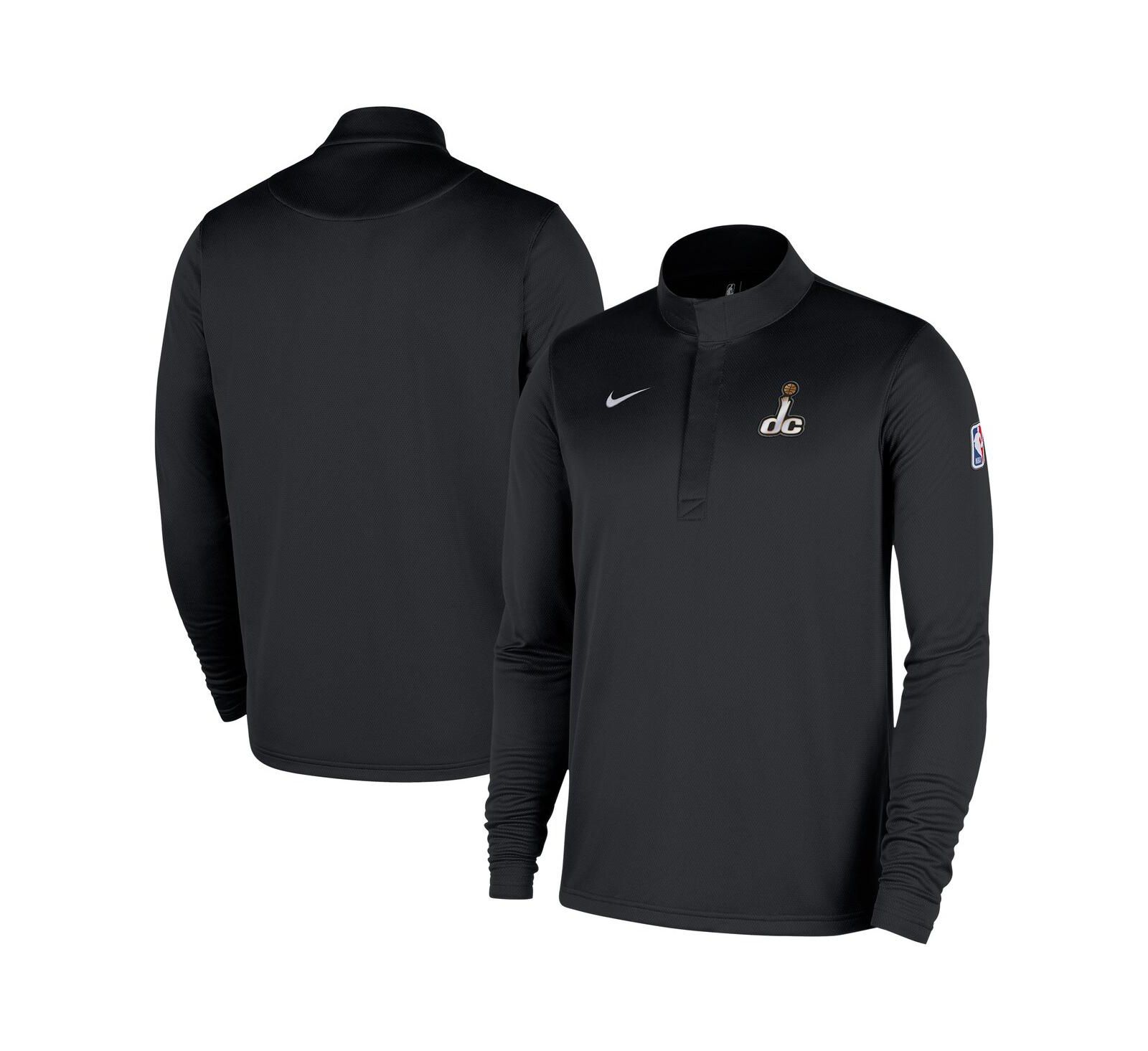 Nike Men's Black Washington Wizards 2025/26 City Edition Remix Authentic Coaches Dri-FIT Half-Zip