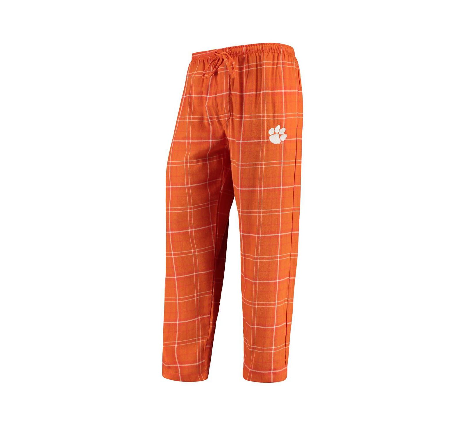 Мужские фланелевые брюки Concepts Sport Orange/White Clemson Tigers Ultimate