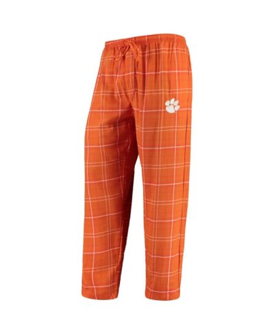 Мужские фланелевые брюки Concepts Sport Orange/White Clemson Tigers Ultimate