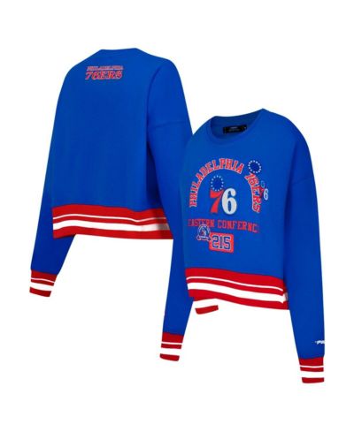 Женский свитшот Pro Standard Royal Philadelphia 76ers