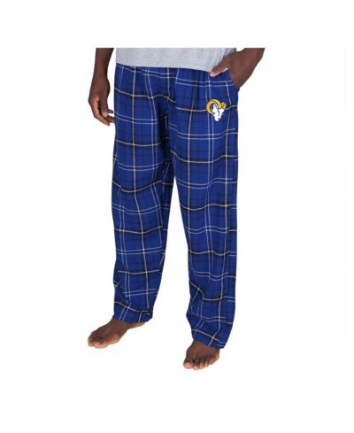 Concepts Sport Men's Royal Los Angeles Rams Ultimate Plaid Flannel Pants