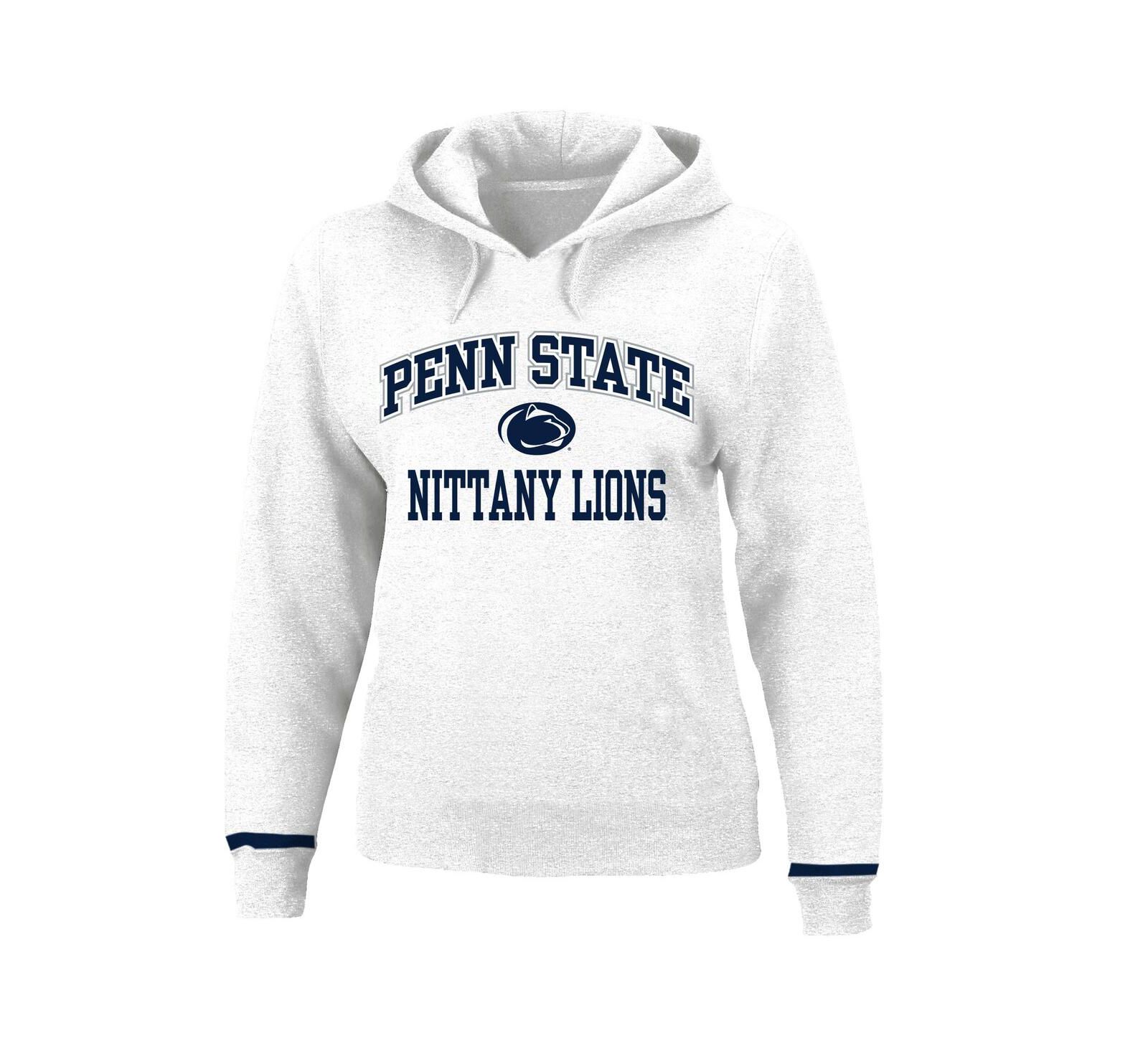 Женское худи Fanatics White Penn State Nittany Lions Plus Size Pullover