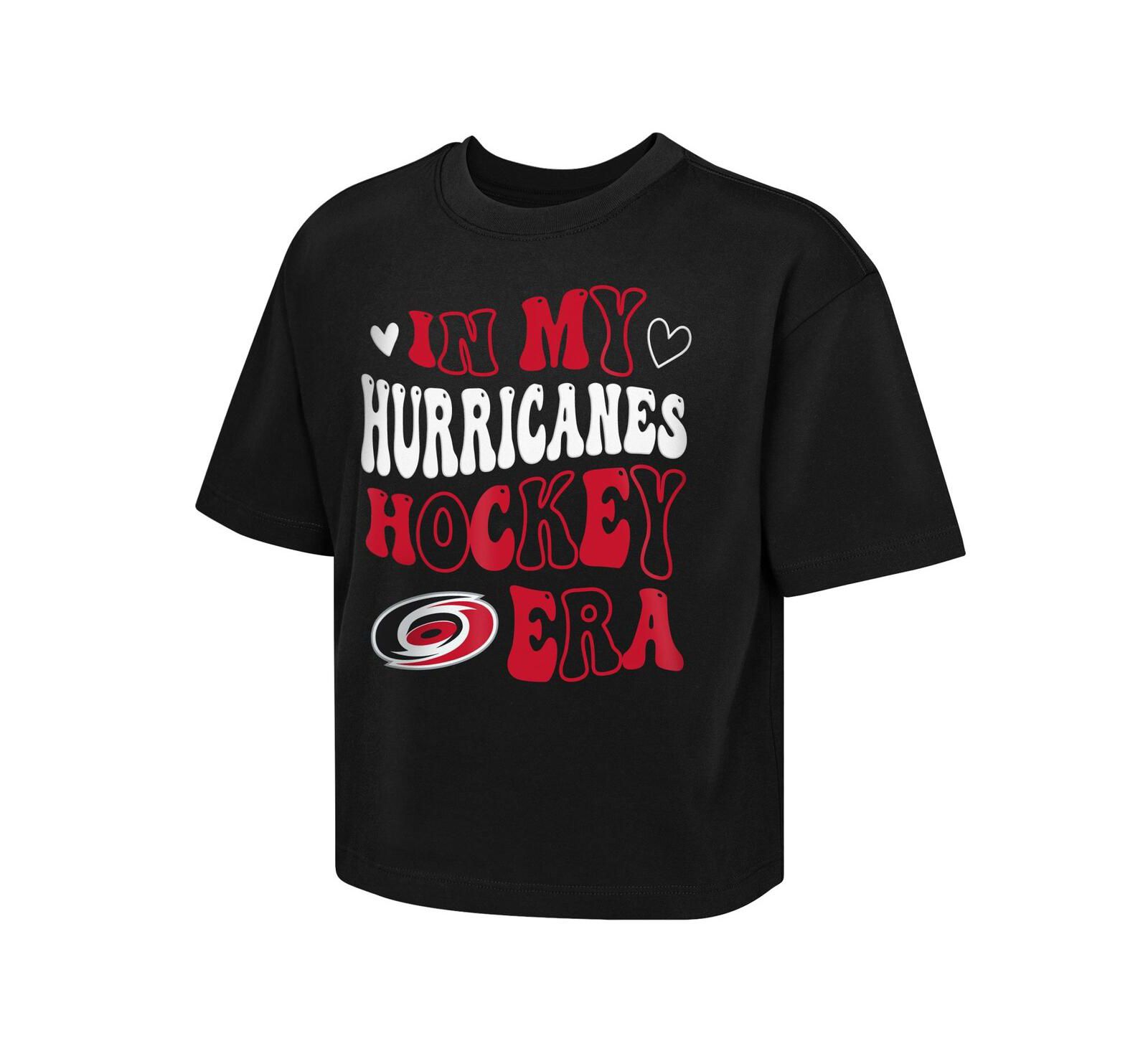 Outerstuff Big Girls Outerstuff Black Carolina Hurricanes In My Era Boxy T-Shirt