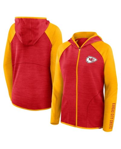 Fanatics Women's Red Kansas City Chiefs Plus Size End Around Pass Full-Zip Hoodie