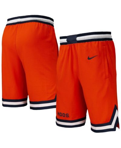Nike Men's Orange Virginia Cavaliers Dri-FIT Replica Basketball Shorts