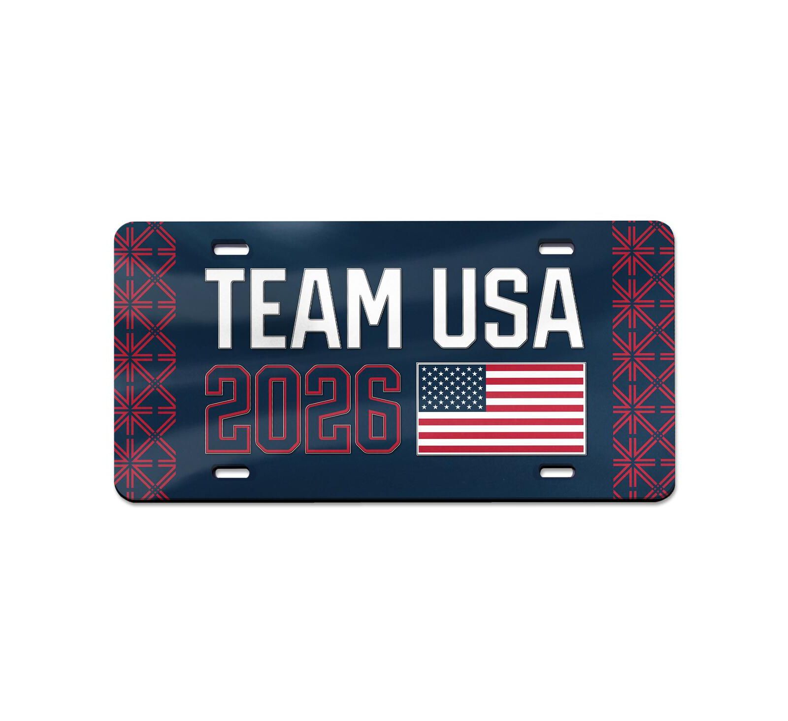 Wincraft Лицензионная табличка Team USA 2026 Winter Olympics, акрил