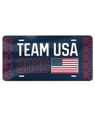 Wincraft Team USA 2026 Winter Olympics Acrylic License Plate