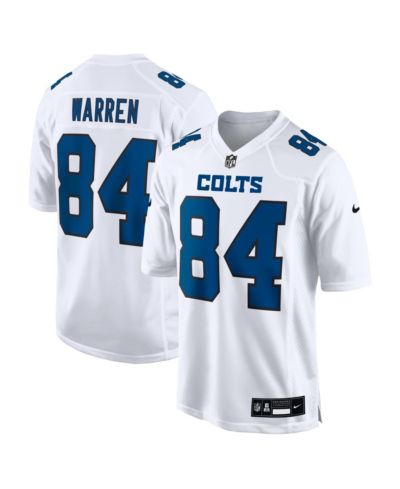 Мужская игровая джерси Nike Tyler Warren Tundra White Indianapolis Colts