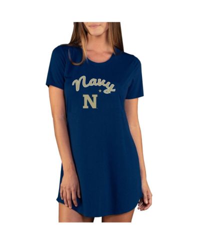 Concepts Sport Women's Navy Navy Midshipmen Marathon Nightshirt