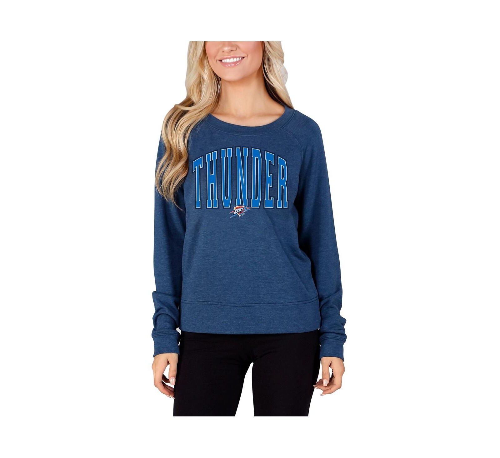 Женский лонгслив Concepts Sport Oklahoma City Thunder Navy Terry