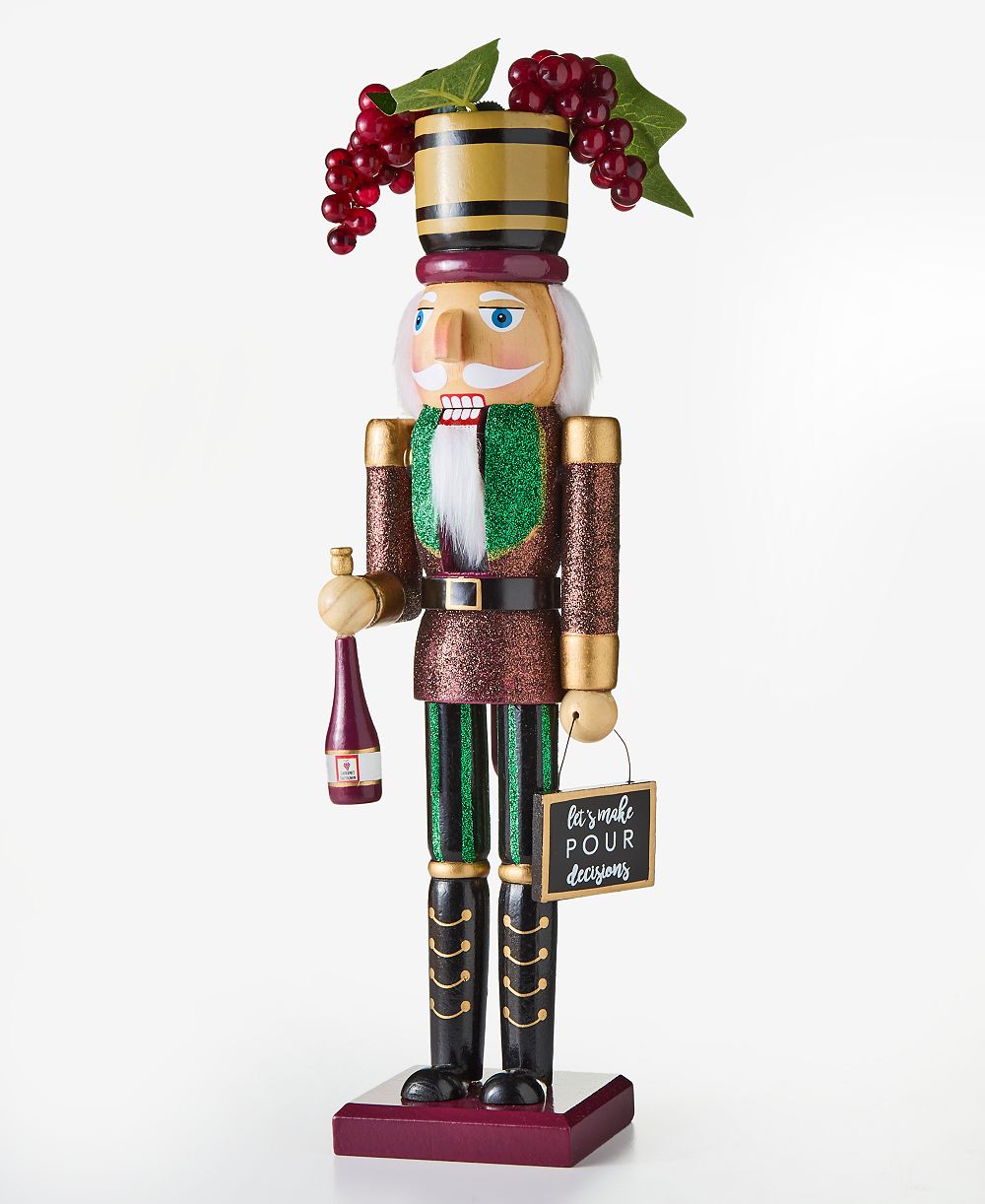 Стойка для вина Holiday Lane Heritage Wine Steward, фигурка ореха-разбойника