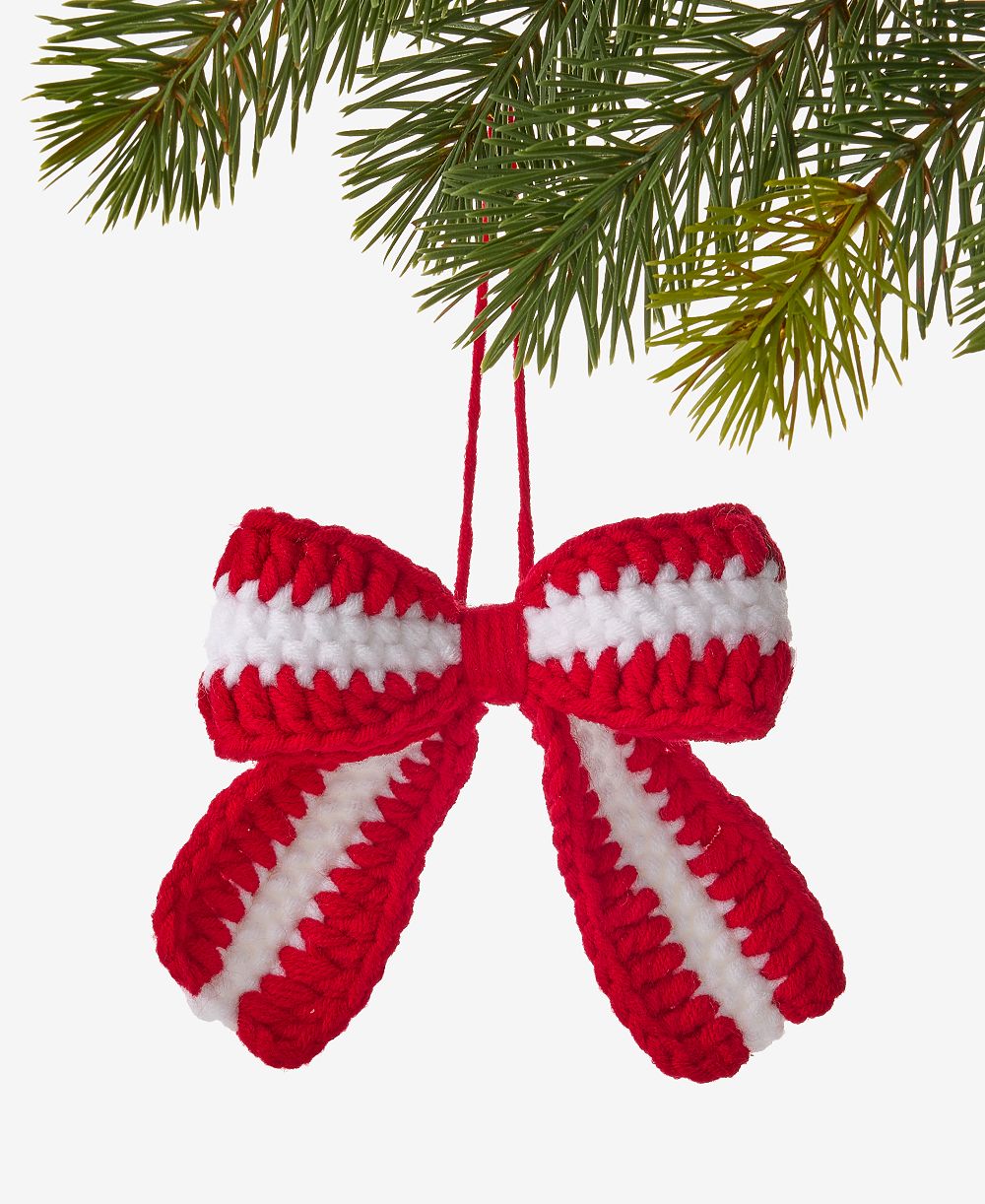 Елочная игрушка в виде вязаного банта Merry Magic Nit, эксклюзив Macy's