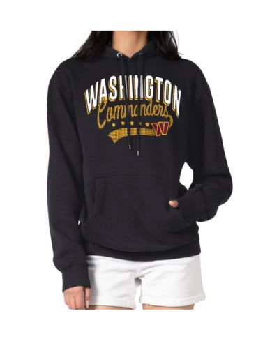 G-III 4Her by Carl Banks Women's Black Washington Commanders Filigree Logo Pullover Hoodie
