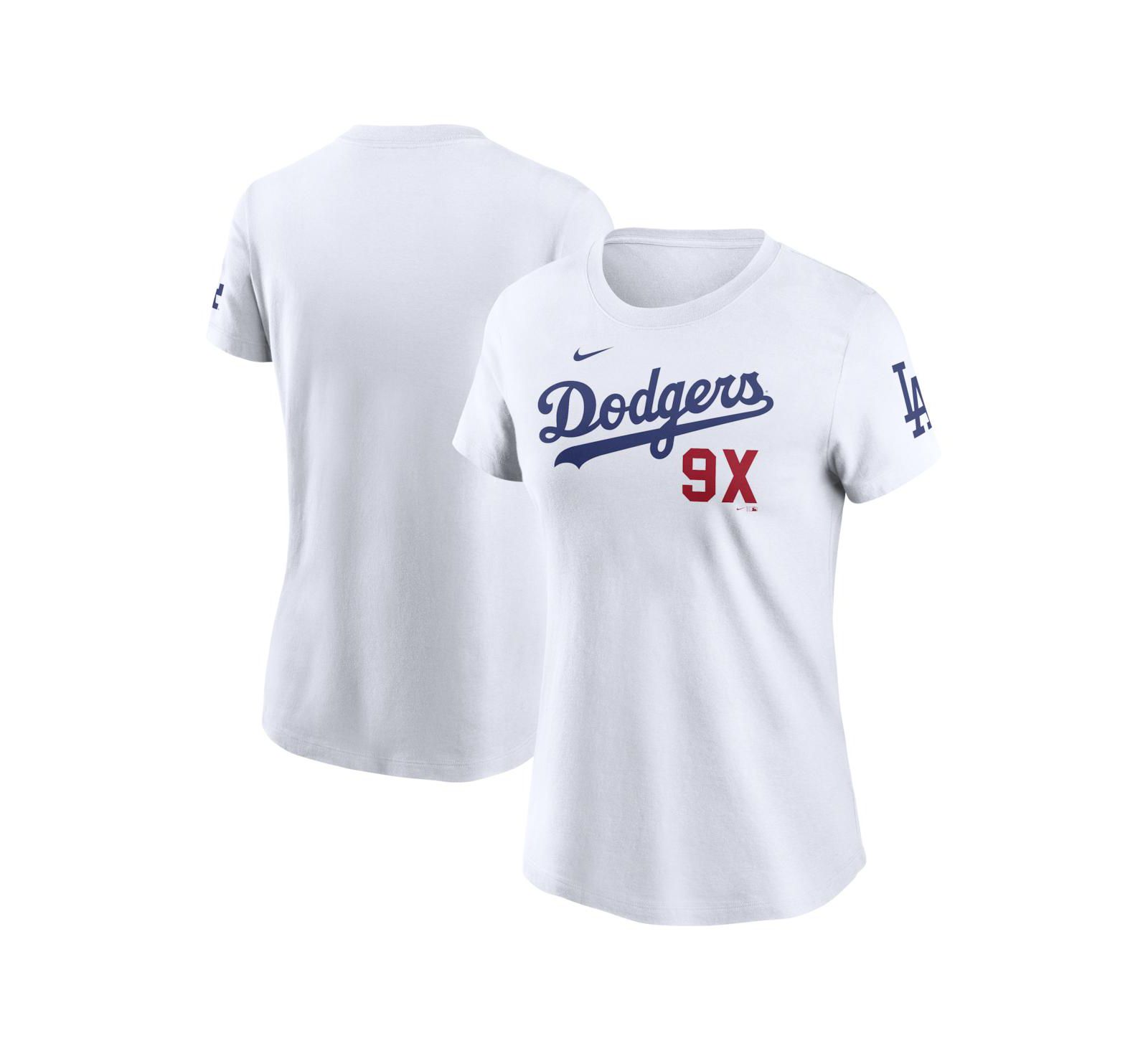 Nike Women's White Los Angeles Dodgers T-Shirt