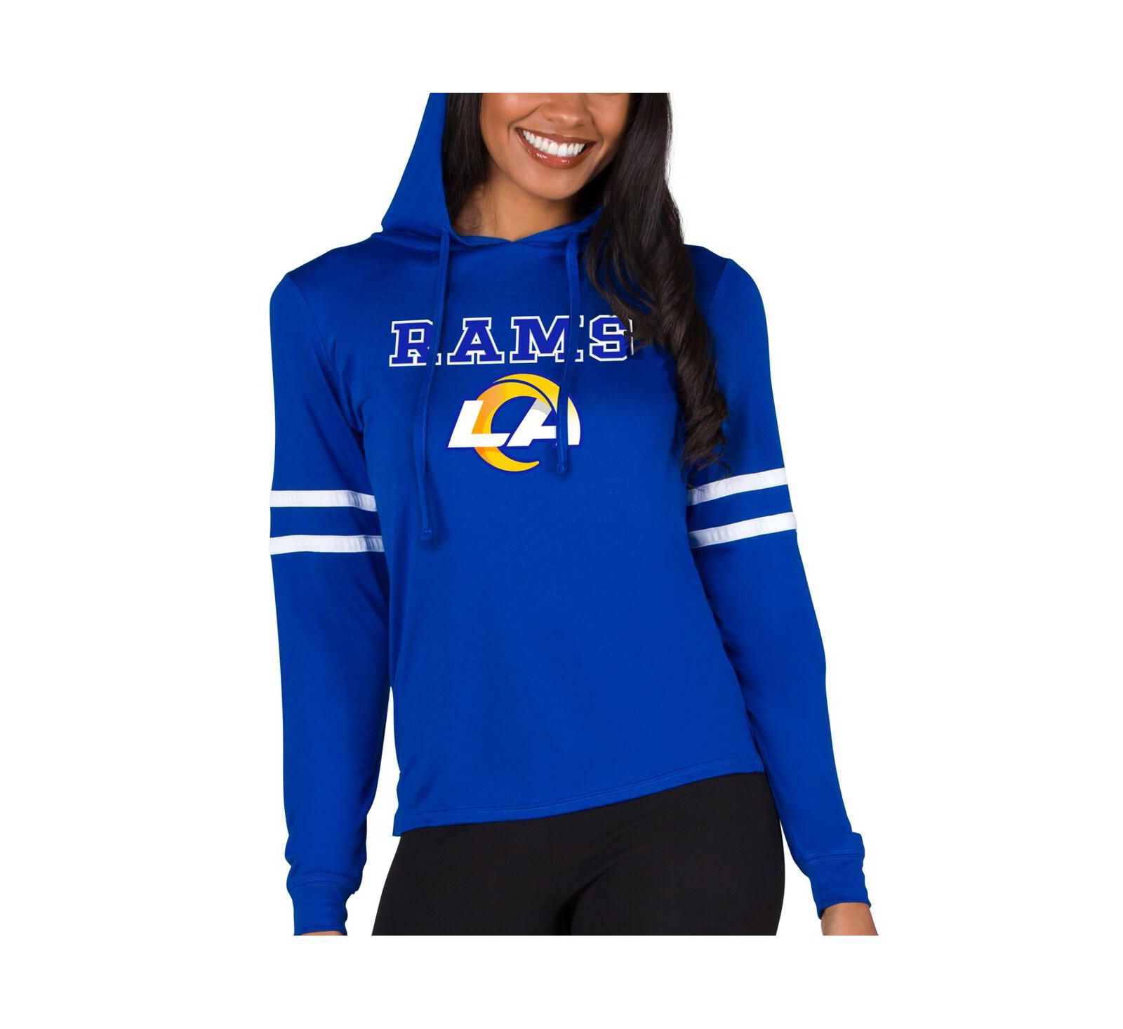 Женское легкое худи Concepts Sport Los Angeles Rams Marathon