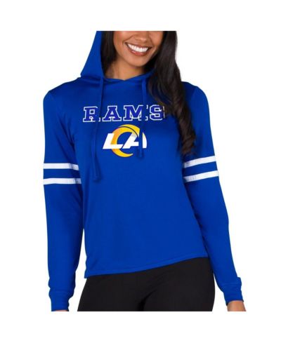Женское легкое худи Concepts Sport Los Angeles Rams Marathon