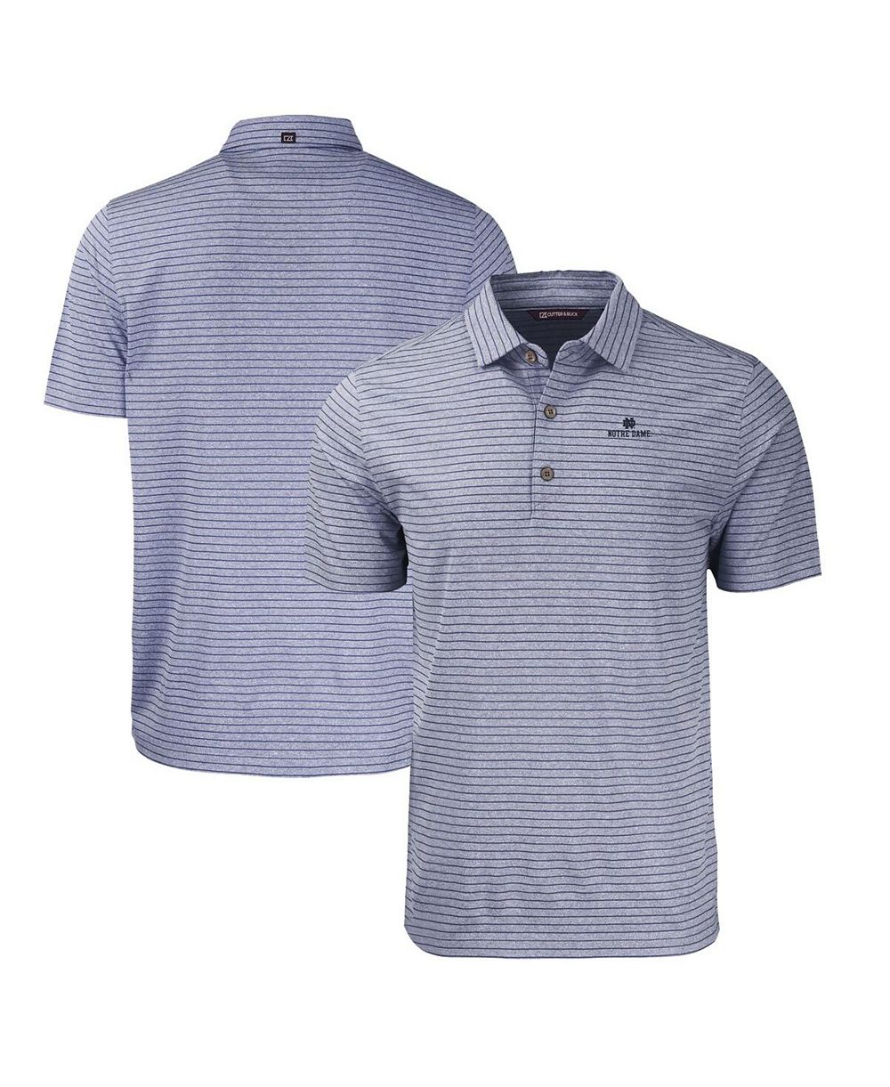 Поло Cutter & Buck с полоской, Heather Navy, Мужской