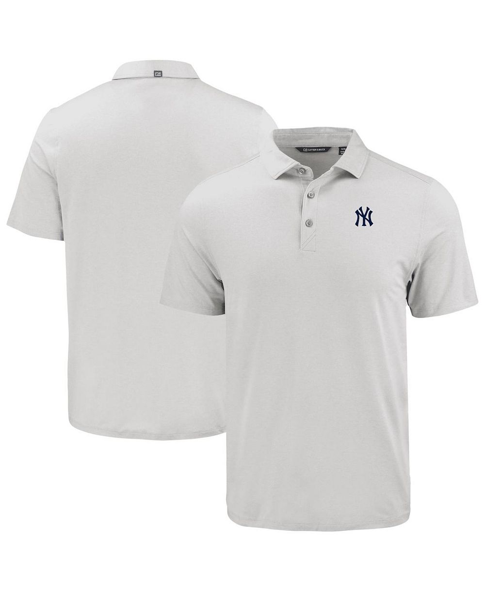 Cutter & Buck Men's White New York Yankees Coastline Epic Comfort Eco Polo Shirt