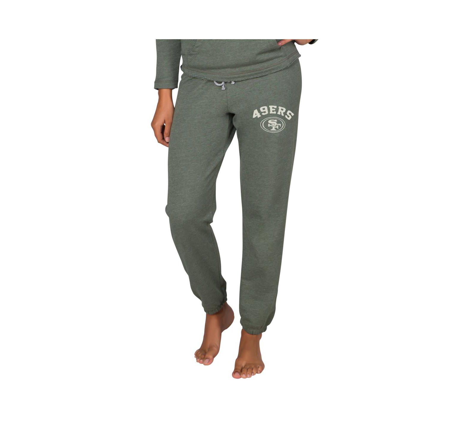 Concepts Sport Women's Green San Francisco 49ers Mainstream French Terry Tri-Blend Pants