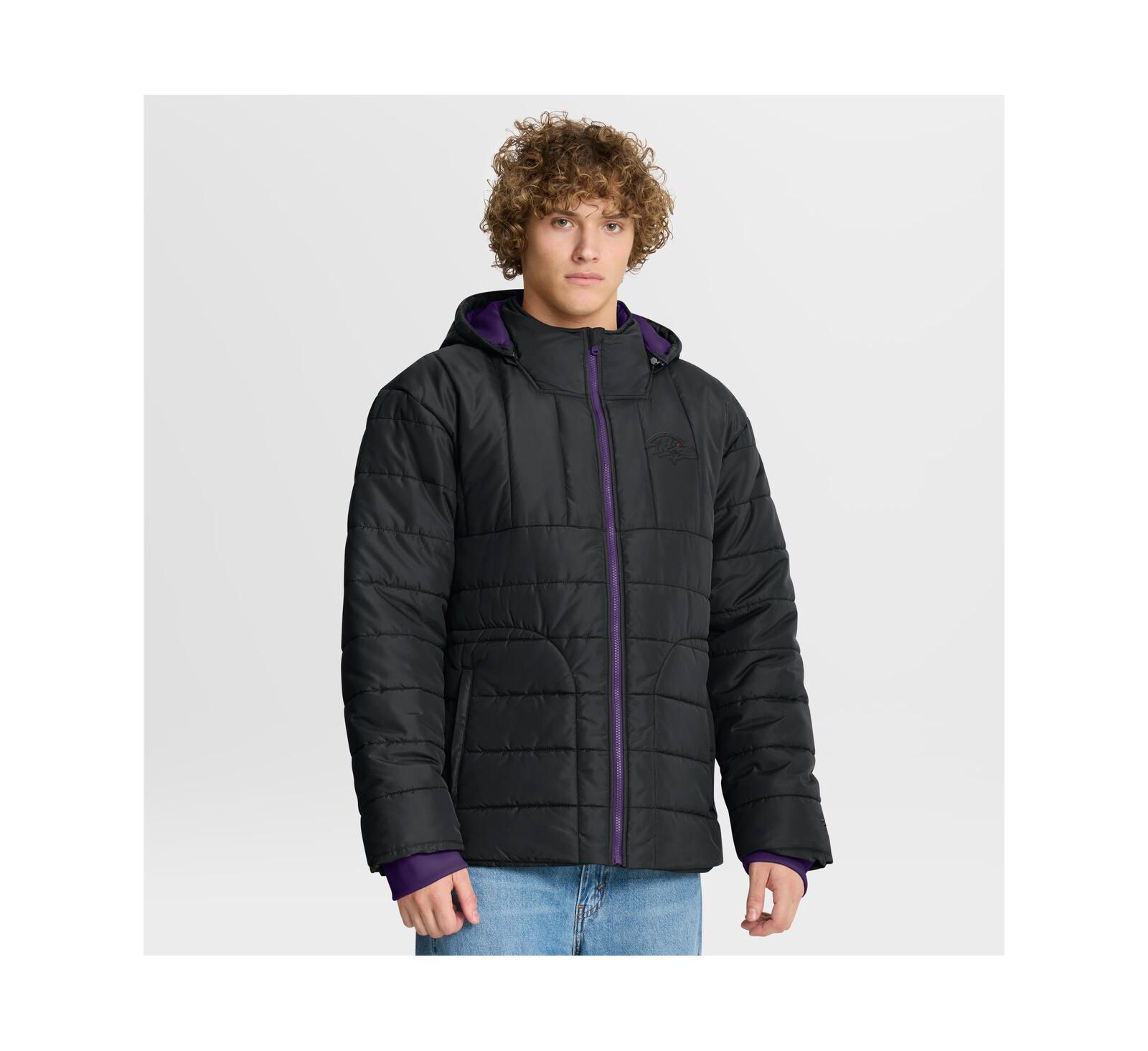 Мужская куртка Fanatics Black Baltimore Ravens Full-Zip Hooded