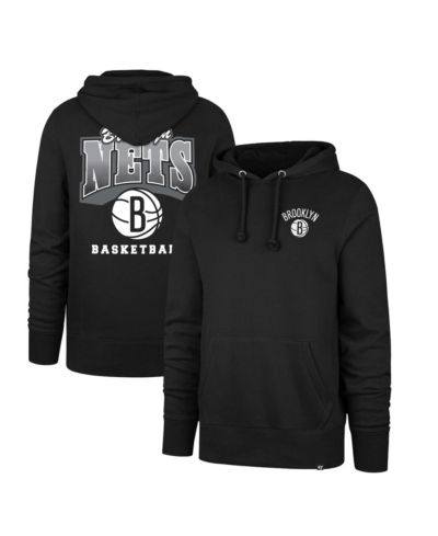 '47 Brand Мужской Black Brooklyn Nets 2025/26 City Edition Jab Step Headline Hoodie