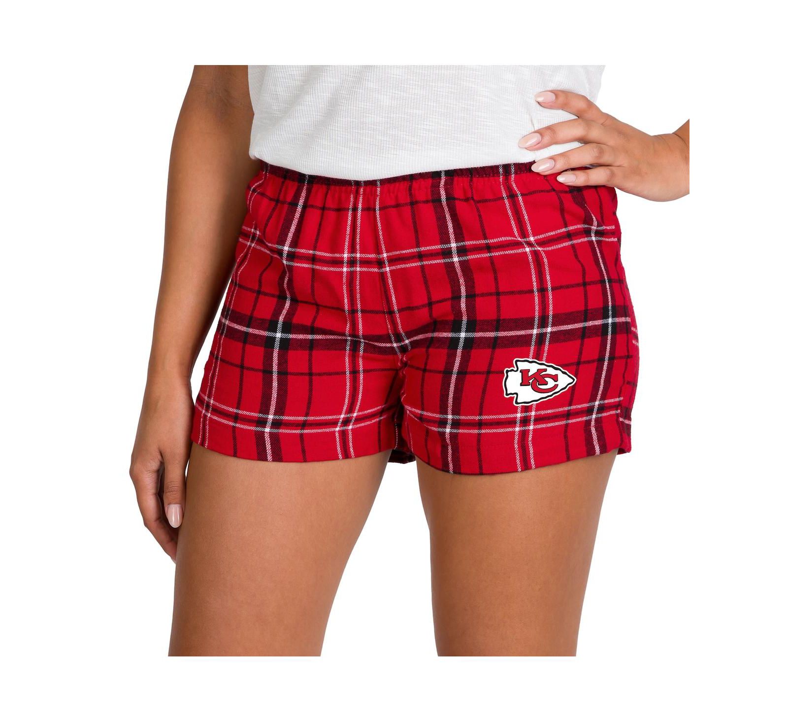Женские шорты Concepts Sport Kansas City Chiefs Ultimate фланель