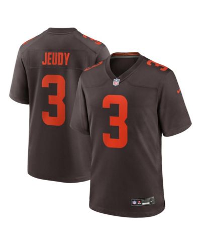 Nike Men's Jerry Jeudy Brown Cleveland Browns Alpha Dawg Game Jersey