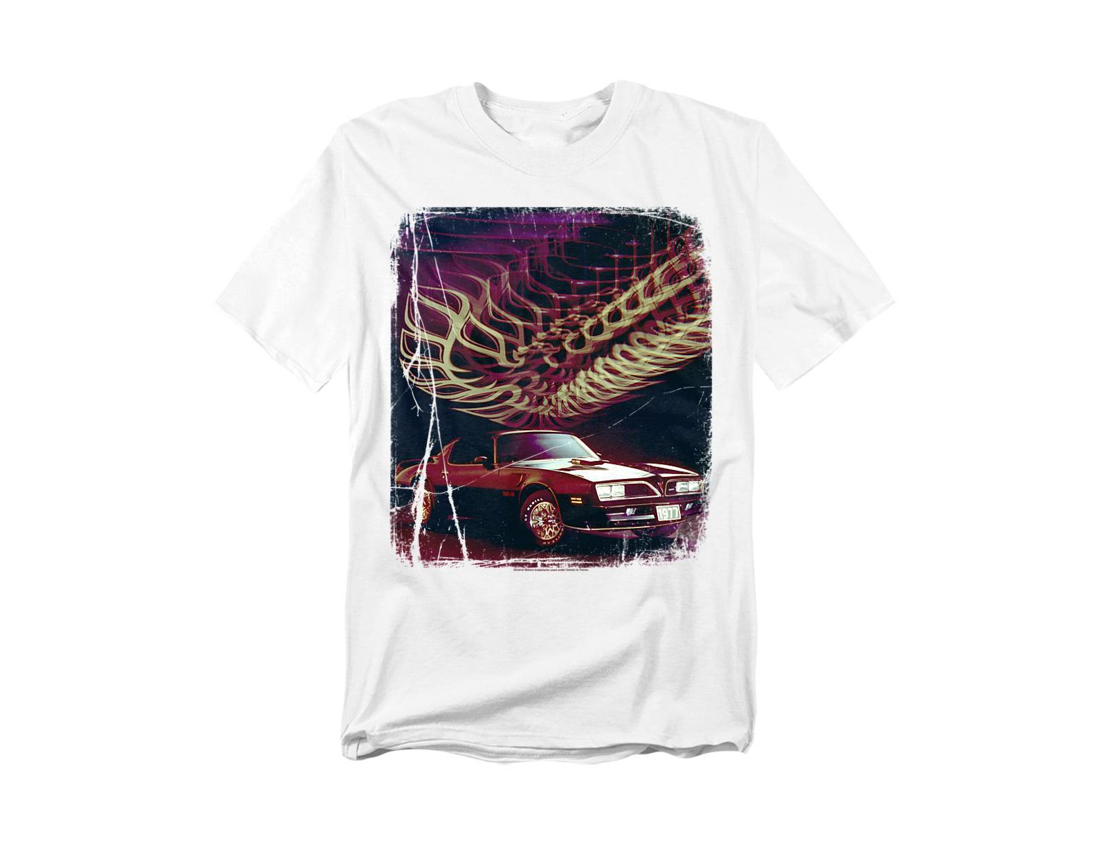 Logovision Men's Pontiac Firebird 77 T-Shirt