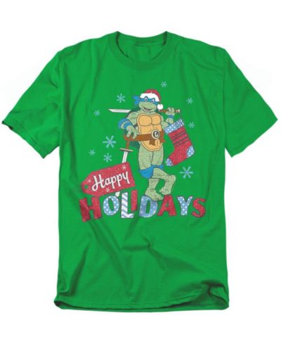 Мужская футболка Teenage Mutant Ninja Turtles Happy Holiday Sparkly Christmas