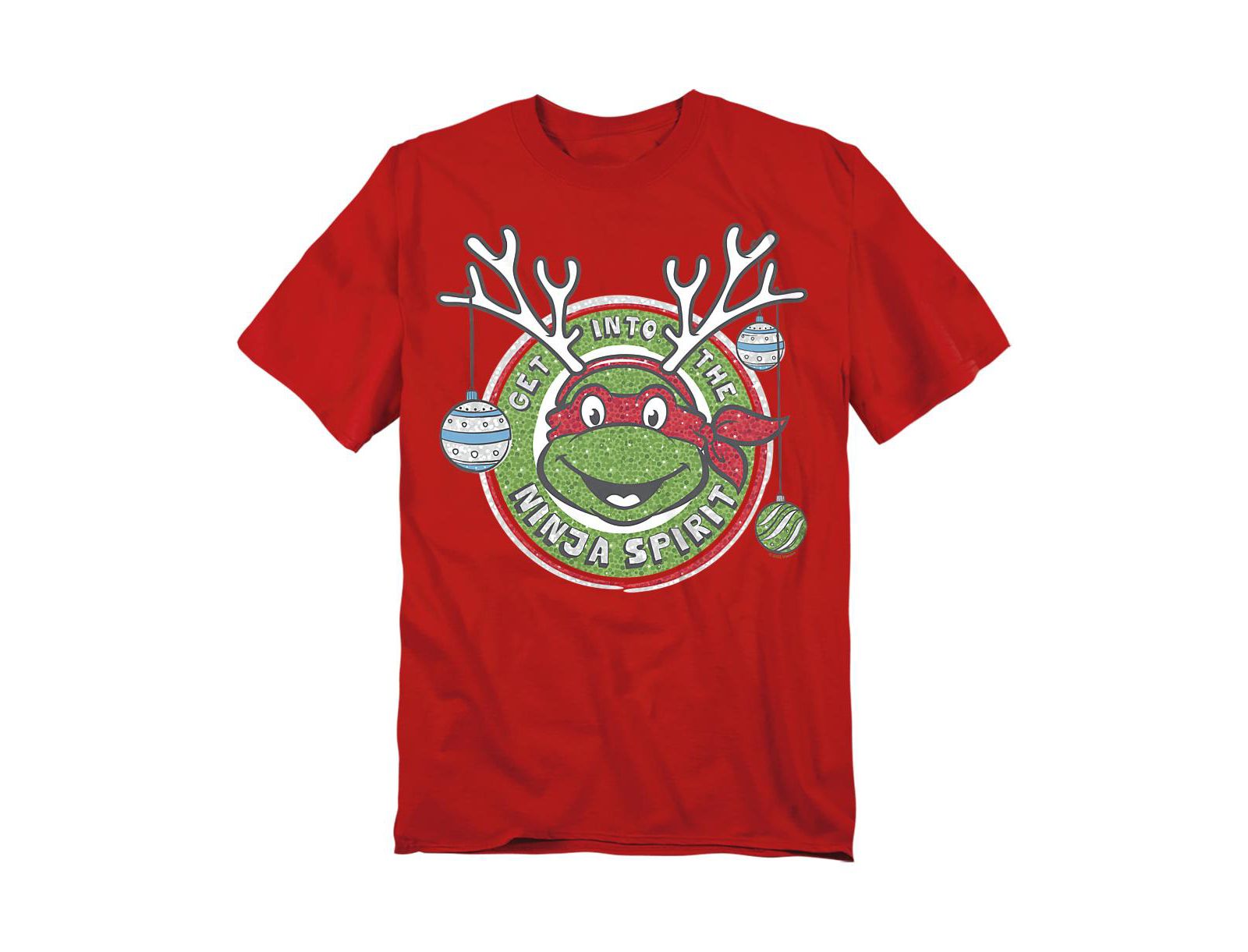 Teenage Mutant Ninja Turtles Men's Christmas Into The Ninja Spirit T-Shirt