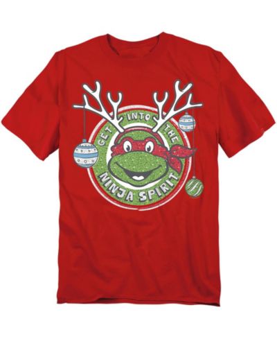 Teenage Mutant Ninja Turtles Мужская рождественская футболка Christmas Into The Ninja Spirit