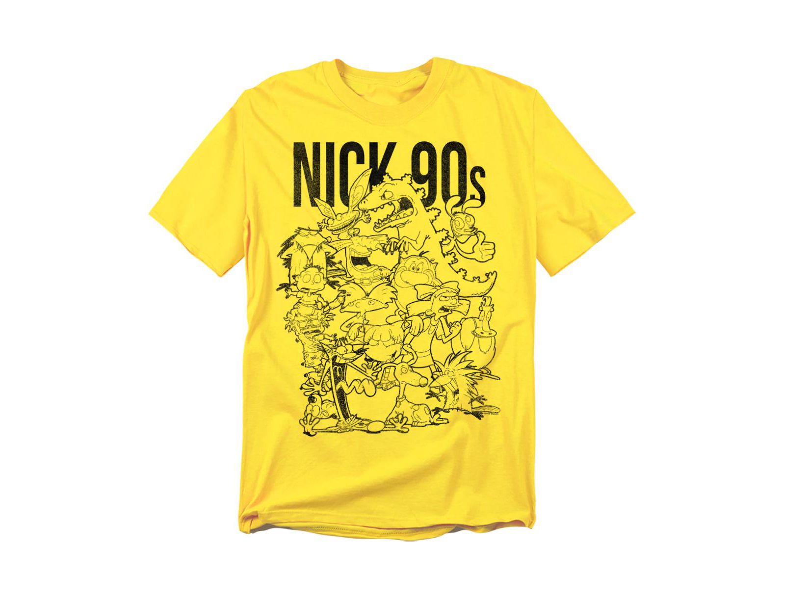Logovision Men's Nickelodeon 90S Nick 90S T-Shirt