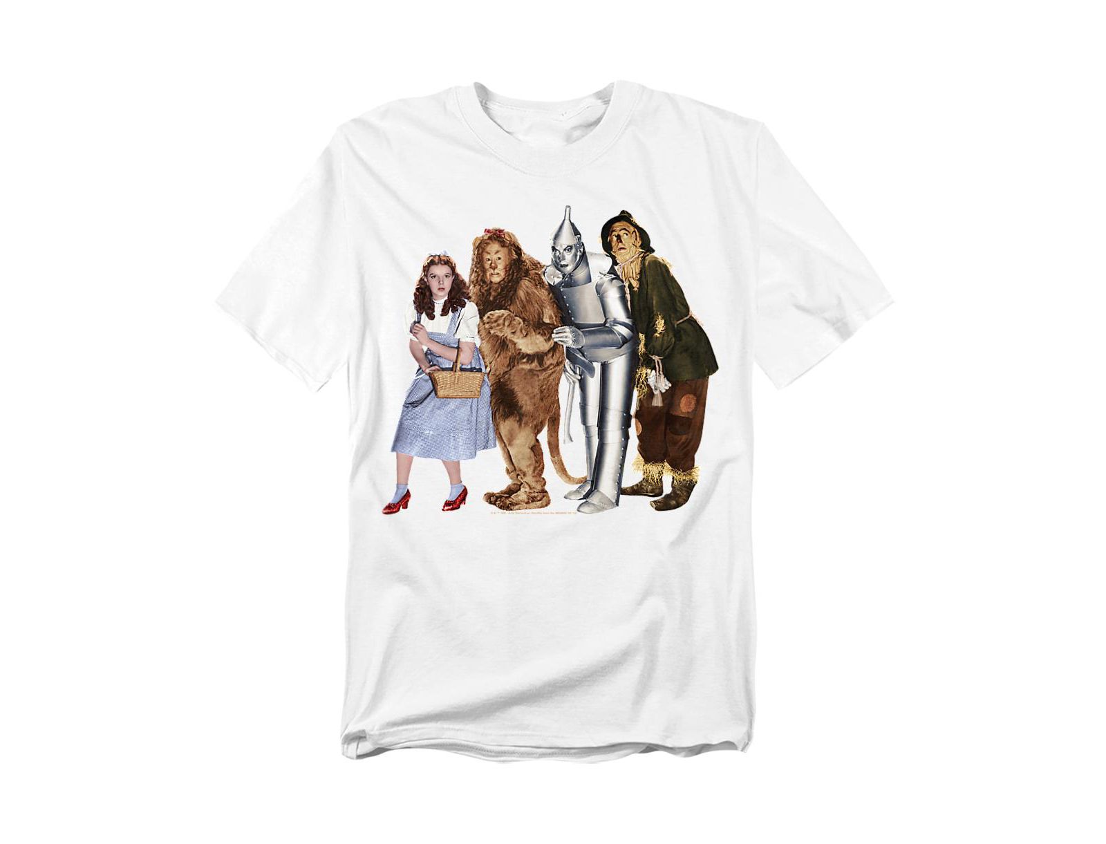 Мужская футболка Wizard Of Oz Frightened Foursome T-Shirt