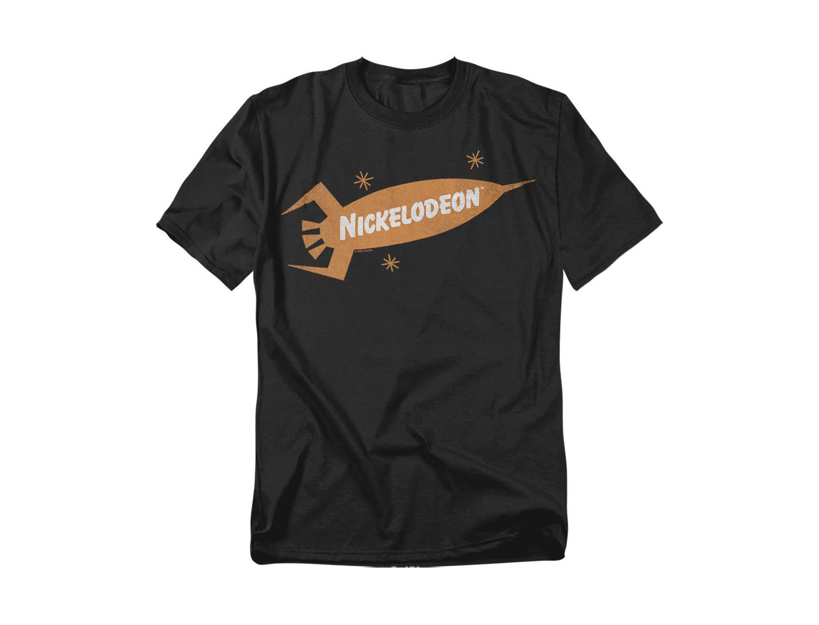 Logovision Men's Nickelodeon Brand Nick Retro Rocket Logo T-Shirt