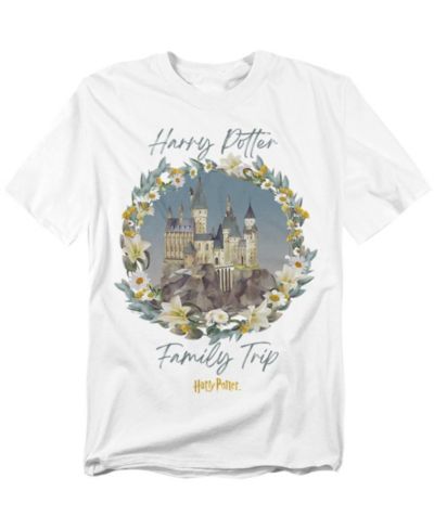 Harry Potter Мужская футболка Hogwarts Family Trip в акварельном стиле