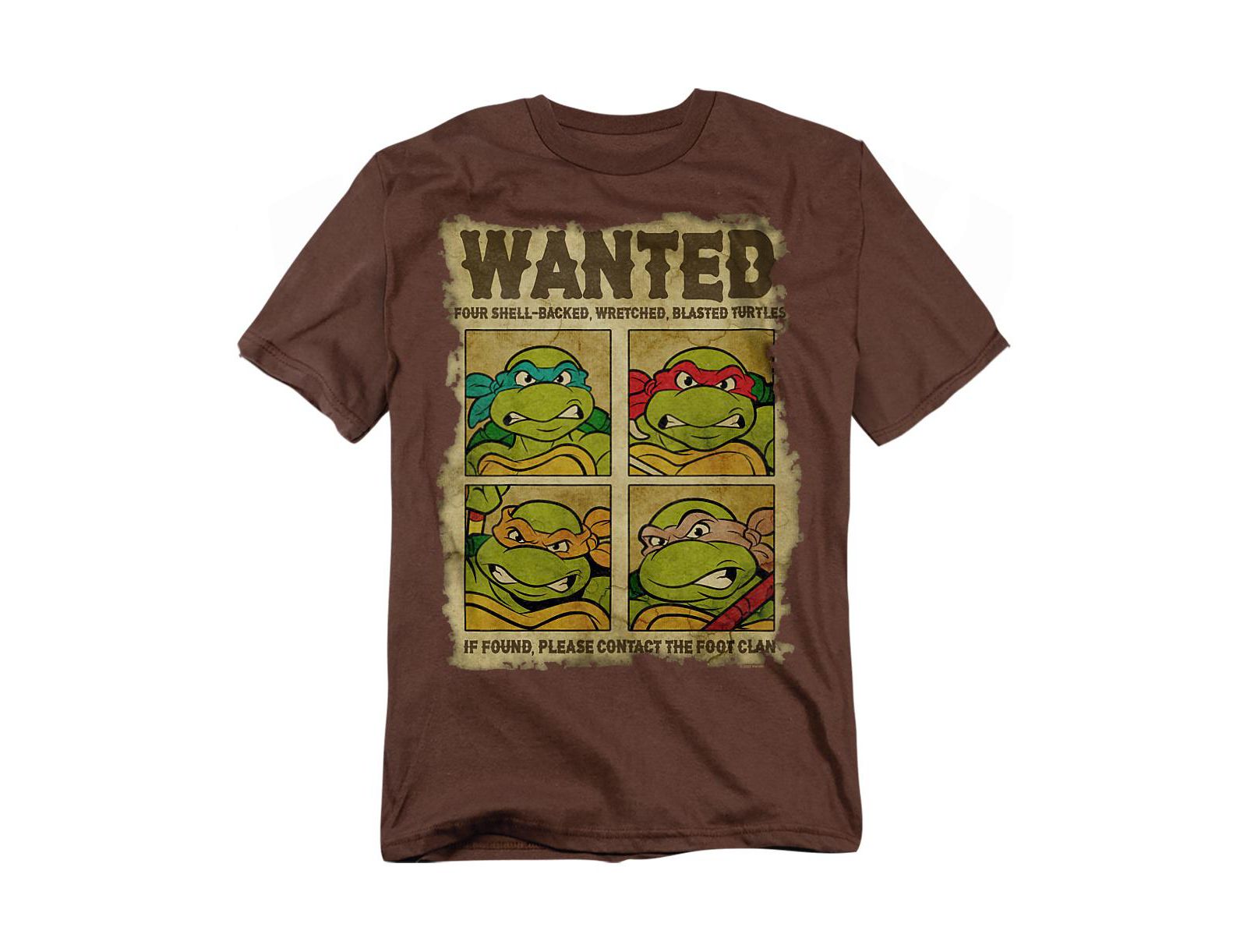 Teenage Mutant Ninja Turtles Men's Shredder's Most Wanted T-Shirt