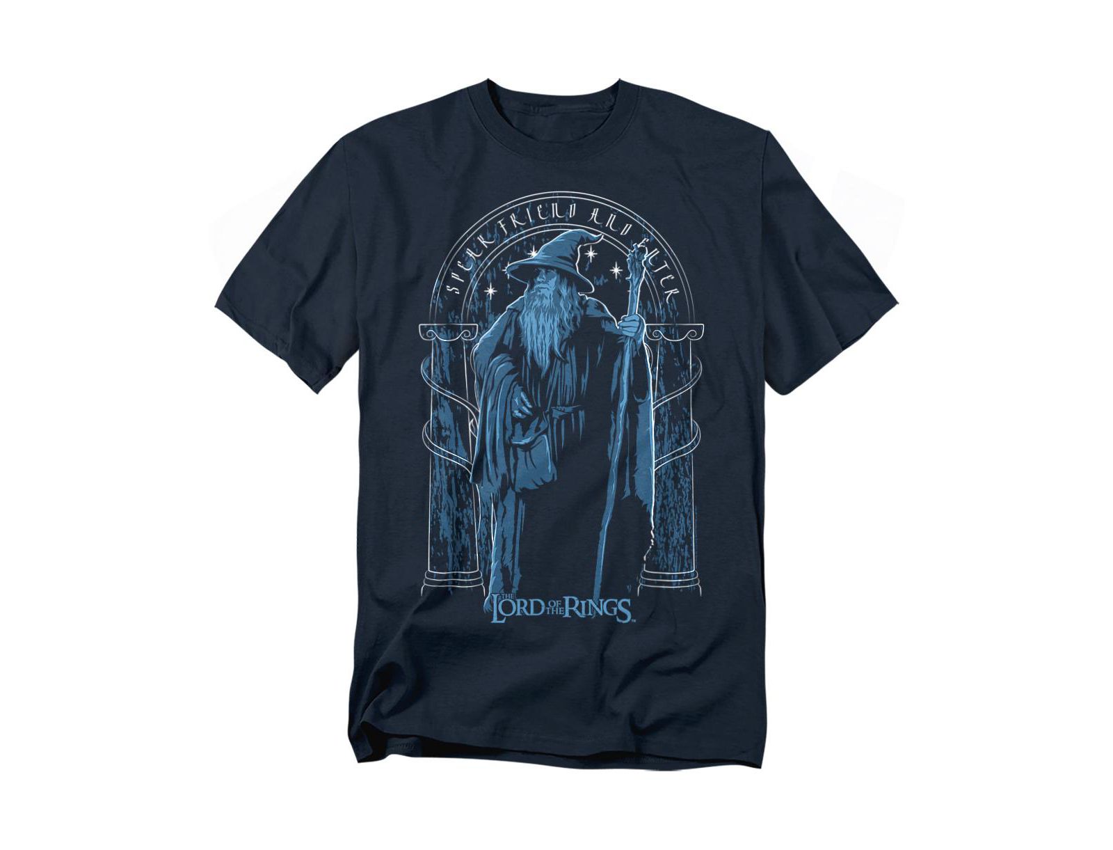 Lord Of The Rings Men's Gandalf Doors Of Moria T-Shirt