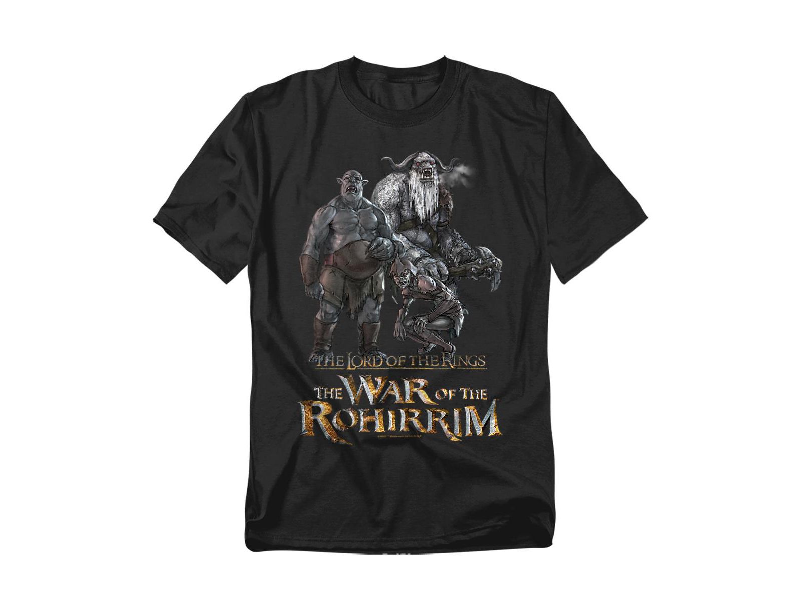 Lord Of The Rings Men's War Of The Rohirrim Evil Trolls Band T-Shirt