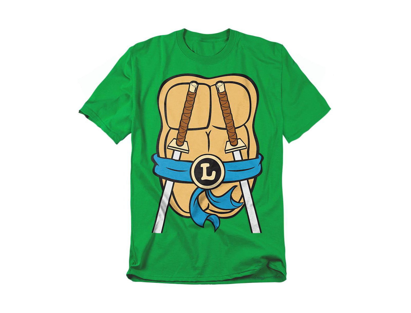 Teenage Mutant Ninja Turtles Men's Leonardo Shell T-Shirt