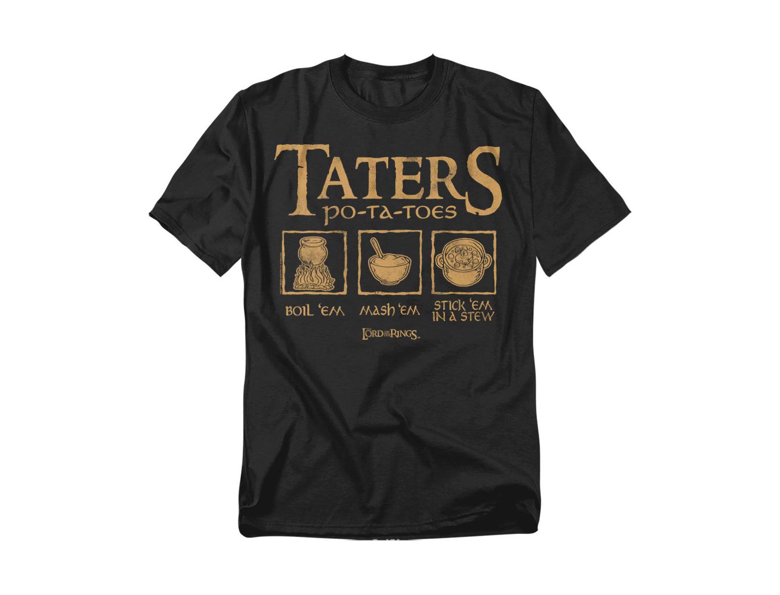 Мужская футболка Lord Of The Rings Taters