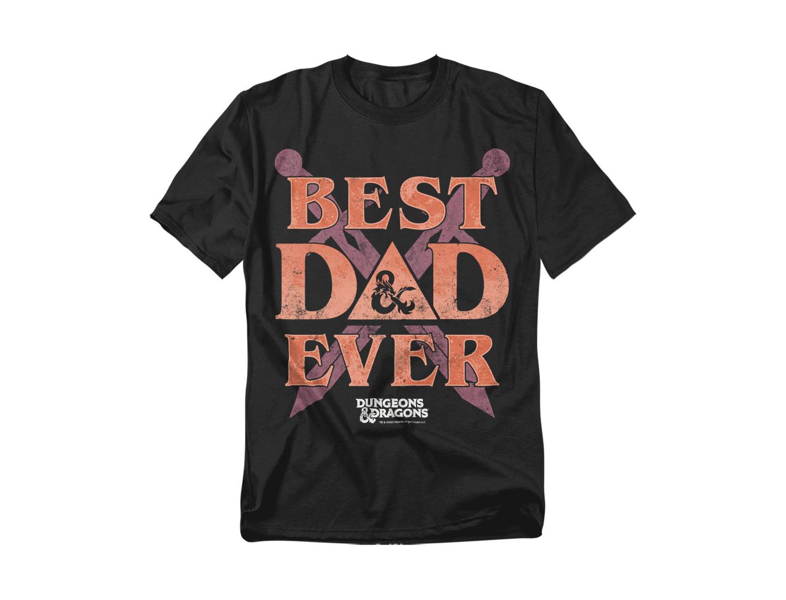 D&D Men's Best DD Dad Ever T-Shirt