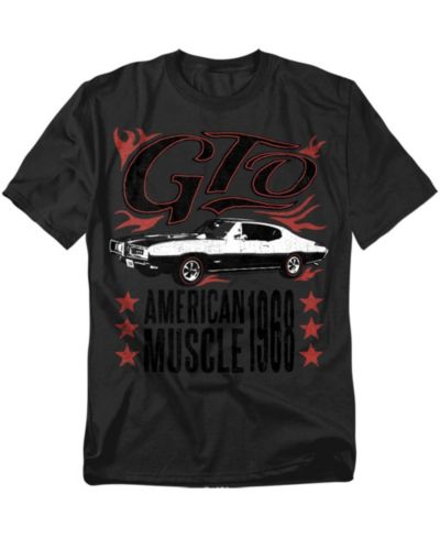 Logovision Men's Pontiac Gto Flames T-Shirt