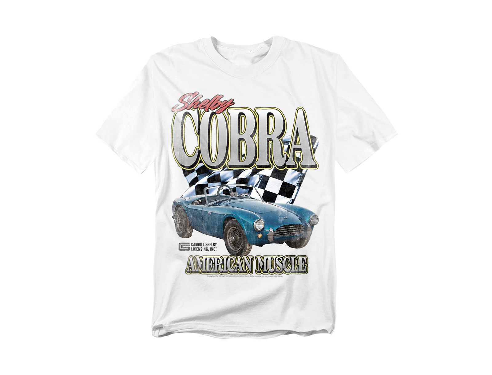 Мужская футболка Mustang Shelby Cobra American Muscle