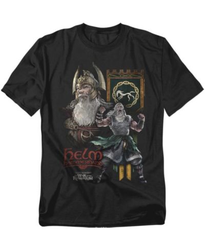 Lord Of The Rings Men's War Of The Rohirrim Helm Hammerhand Homage T-Shirt