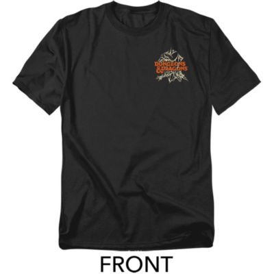 D&D Men's Drag Me To The Abyss Front Back T-Shirt